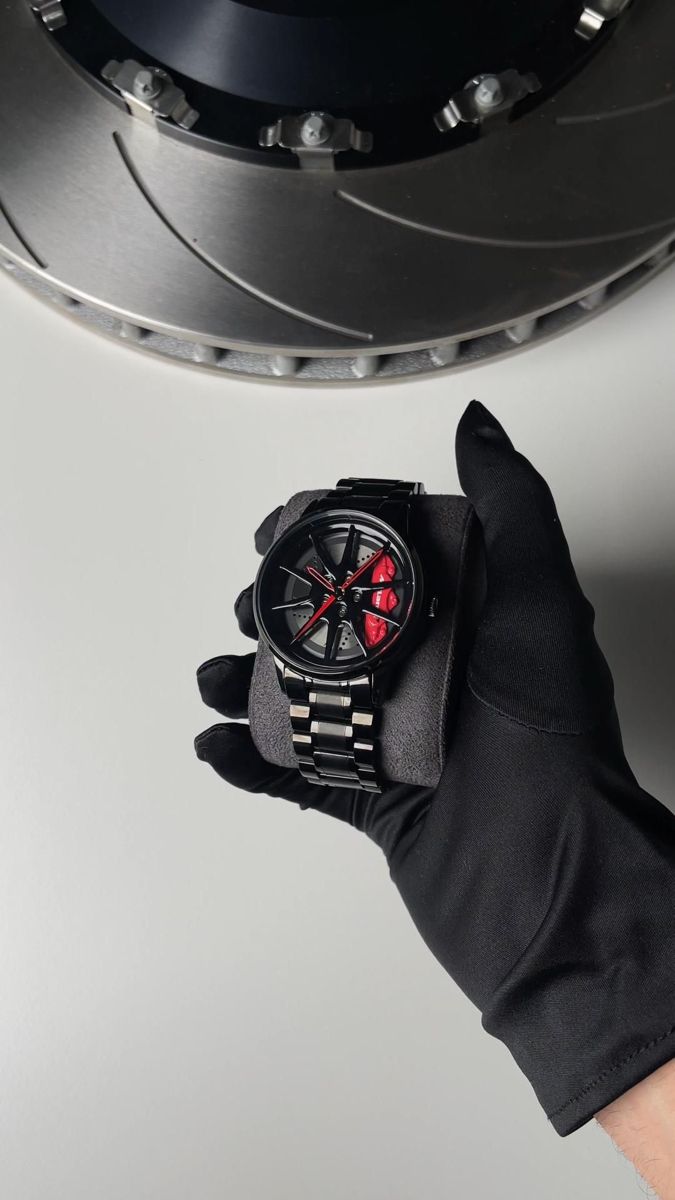 Men's steel wheel watch
