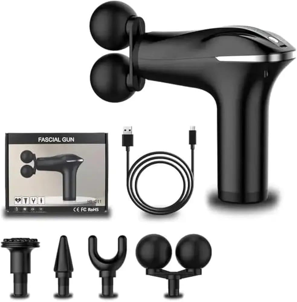 Portable Deep Tissue Massage Gun – Rechargeable Muscle Relaxation Device